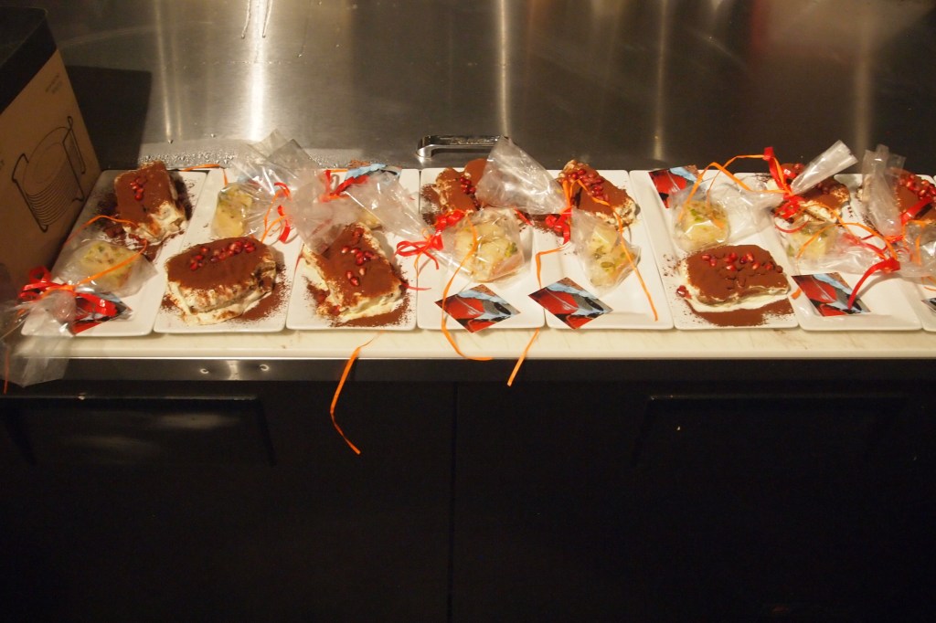 The card is my business card featuring photos of spices from Antep/Turkey.