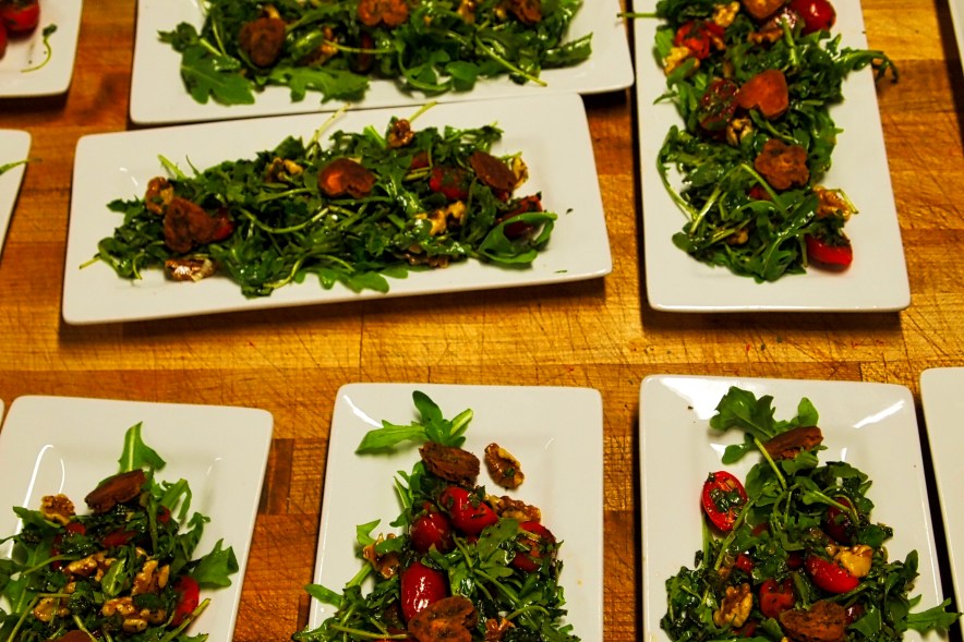 Salads waiting to find their eaters!