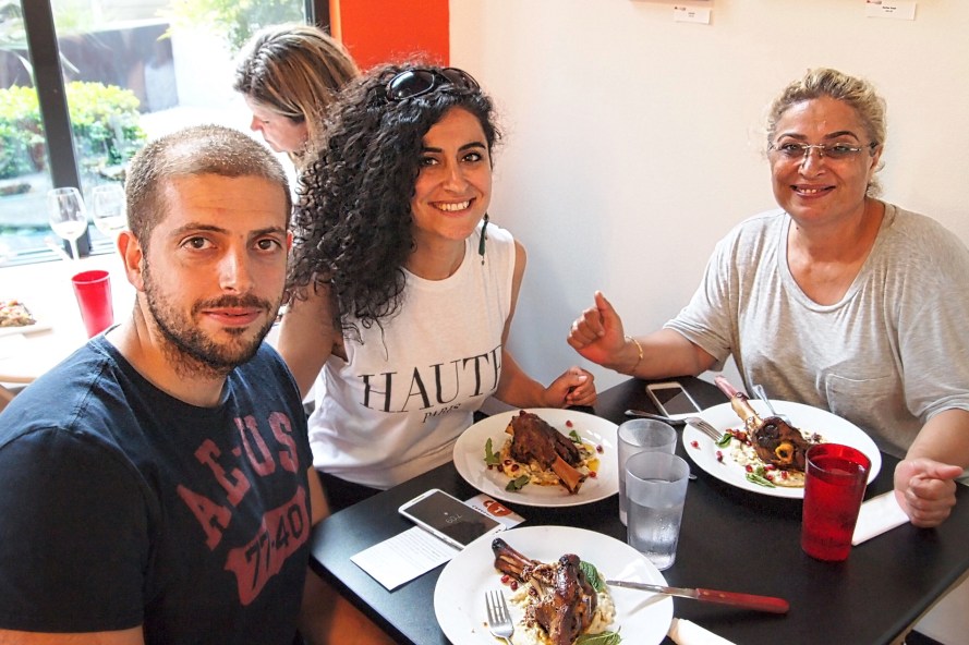 My Turkish friends liked the meal :)